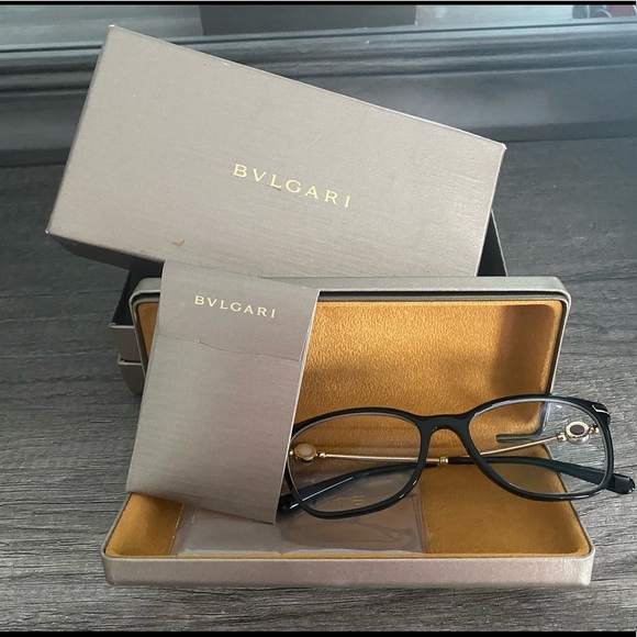 BVLGARI GLASSES IN BLACK - Picture 2 of 4